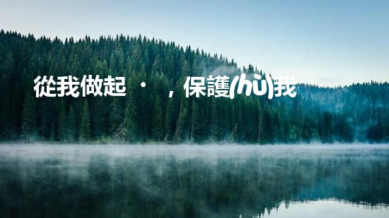 從我做起，保護(hù)我們的地球